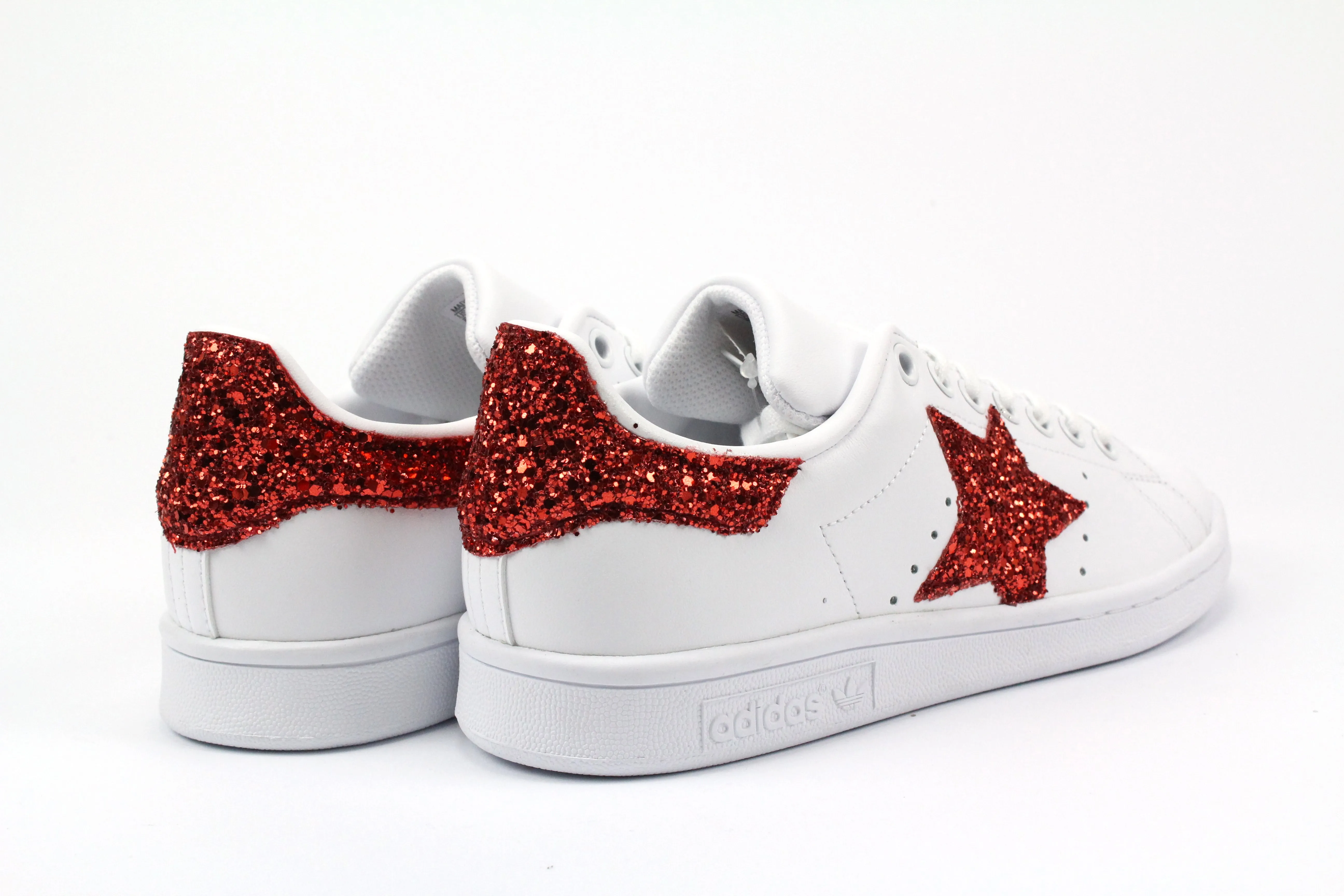 Adidas Stan Smith Stella Glitter Rossa