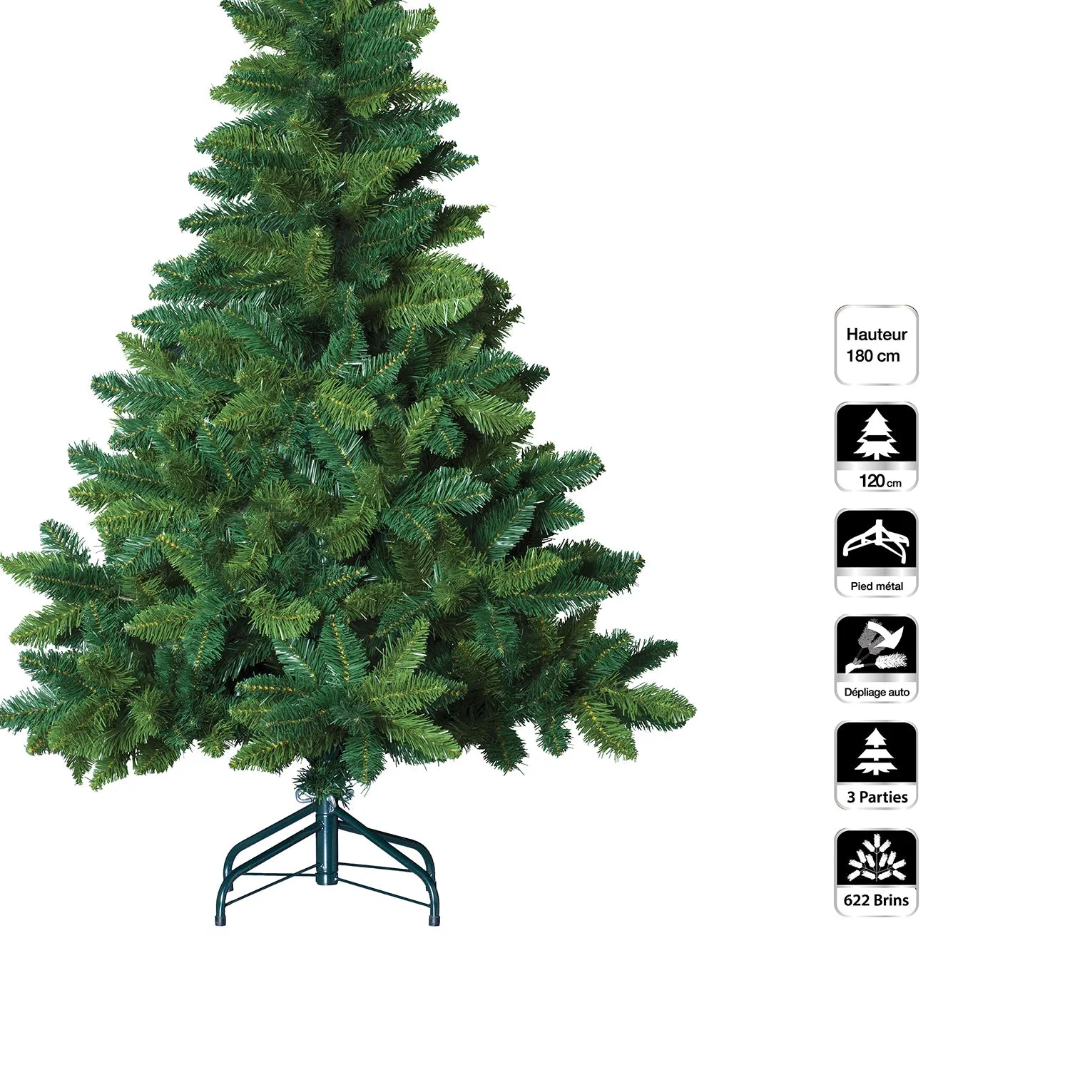 Albero Di Natale Da 622 Rami 180cm