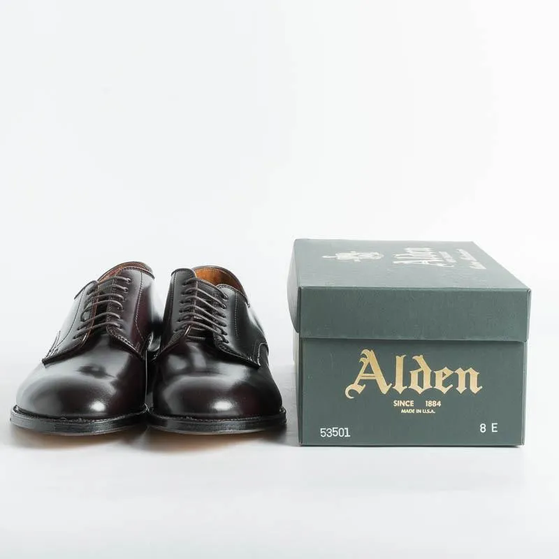 ALDEN - 53501 - Derby Liscio Modified (Ergonomica)- Cordovan Colore 8