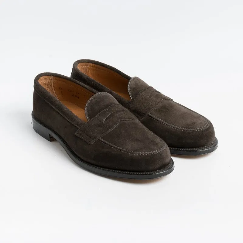 ALDEN - 67341 - Mocassino - Camoscio Dark Chocolate