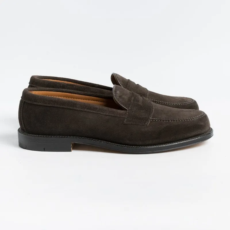 ALDEN - 67341 - Mocassino - Camoscio Dark Chocolate