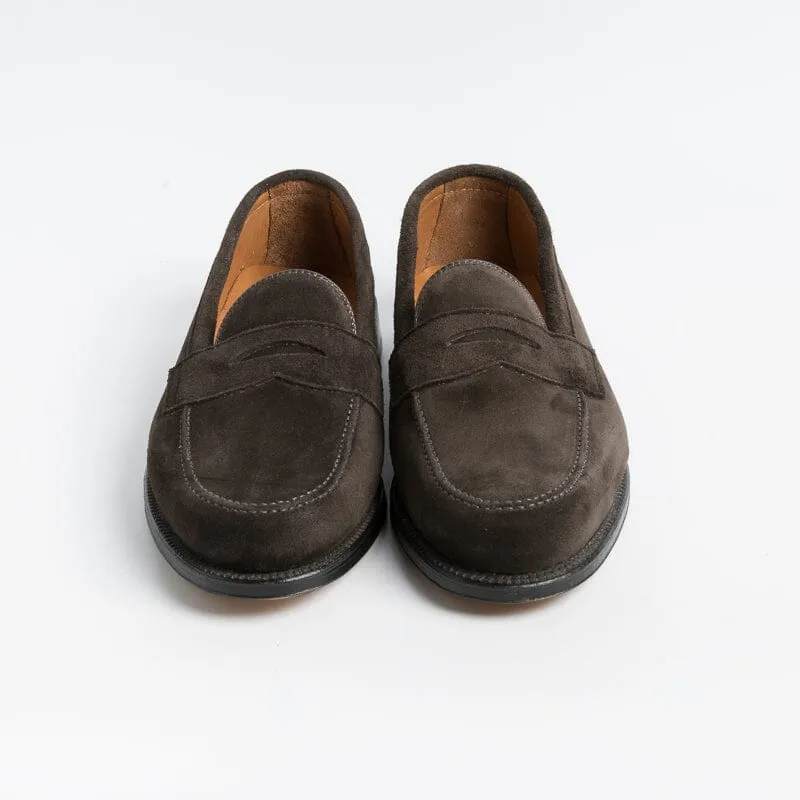 ALDEN - 67341 - Mocassino - Camoscio Dark Chocolate