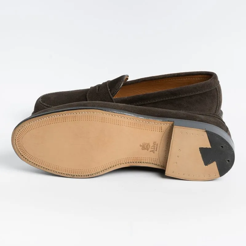 ALDEN - 67341 - Mocassino - Camoscio Dark Chocolate