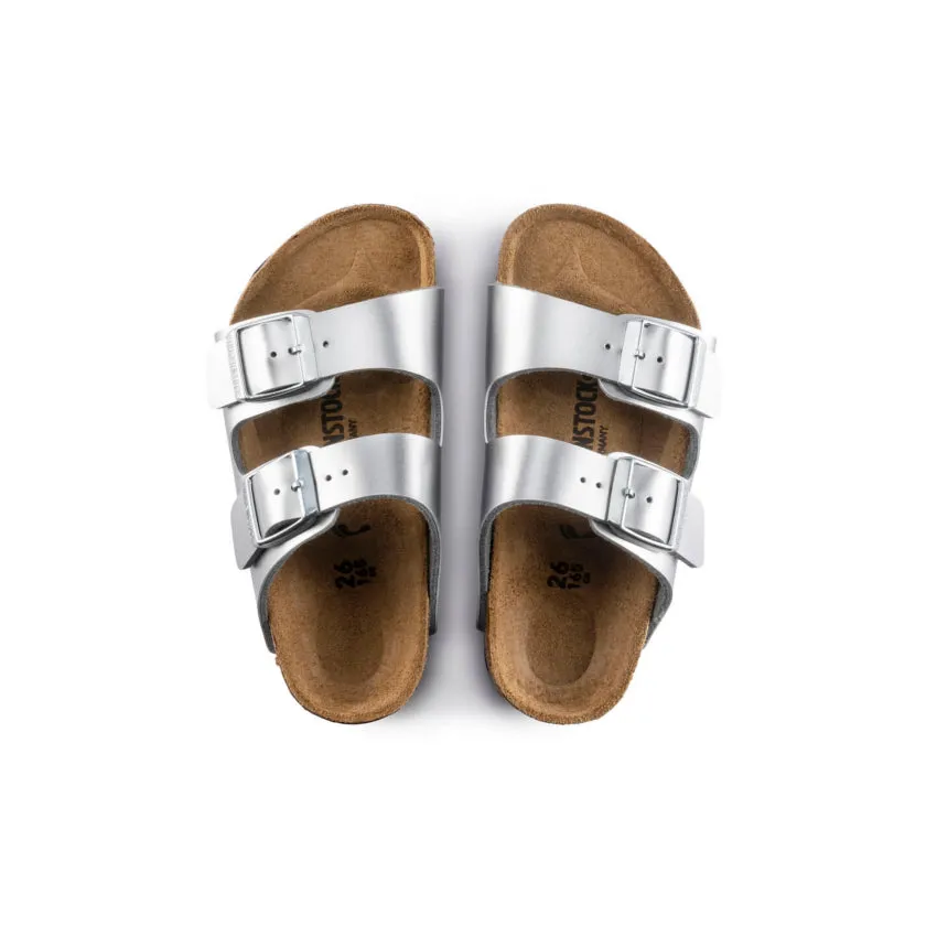 BIRKENSTOCK ARIZONA 1019400 ELETTRIC METALLIC SILVER