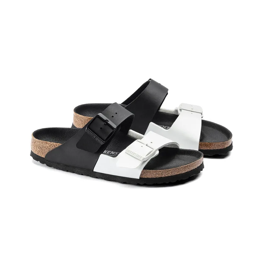 BIRKENSTOCK SANDALO ARIZONA SPLIT 1019712 NERO-BIANCO