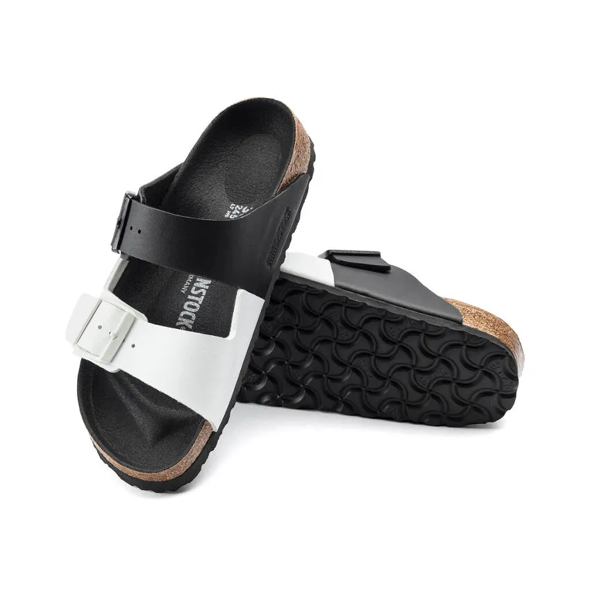 BIRKENSTOCK SANDALO ARIZONA SPLIT 1019712 NERO-BIANCO