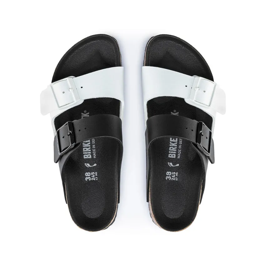 BIRKENSTOCK SANDALO ARIZONA SPLIT 1019712 NERO-BIANCO