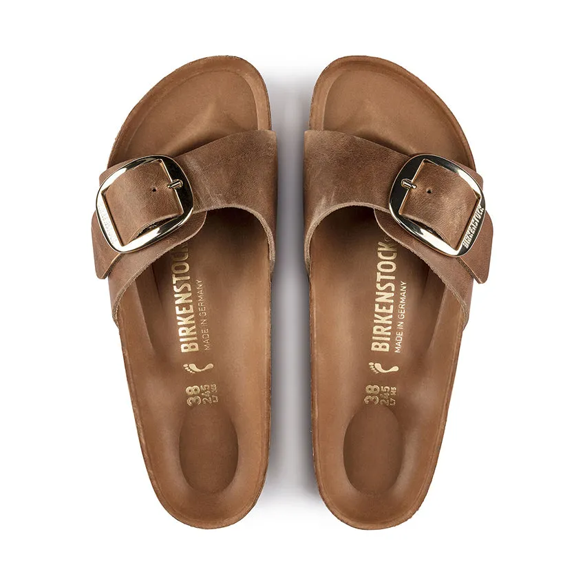 BIRKENSTOCK SANDALO MADRID BIG BUCKLE 1006525 COGNAC