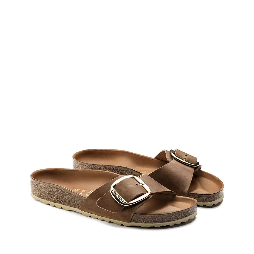 BIRKENSTOCK SANDALO MADRID BIG BUCKLE 1006525 COGNAC