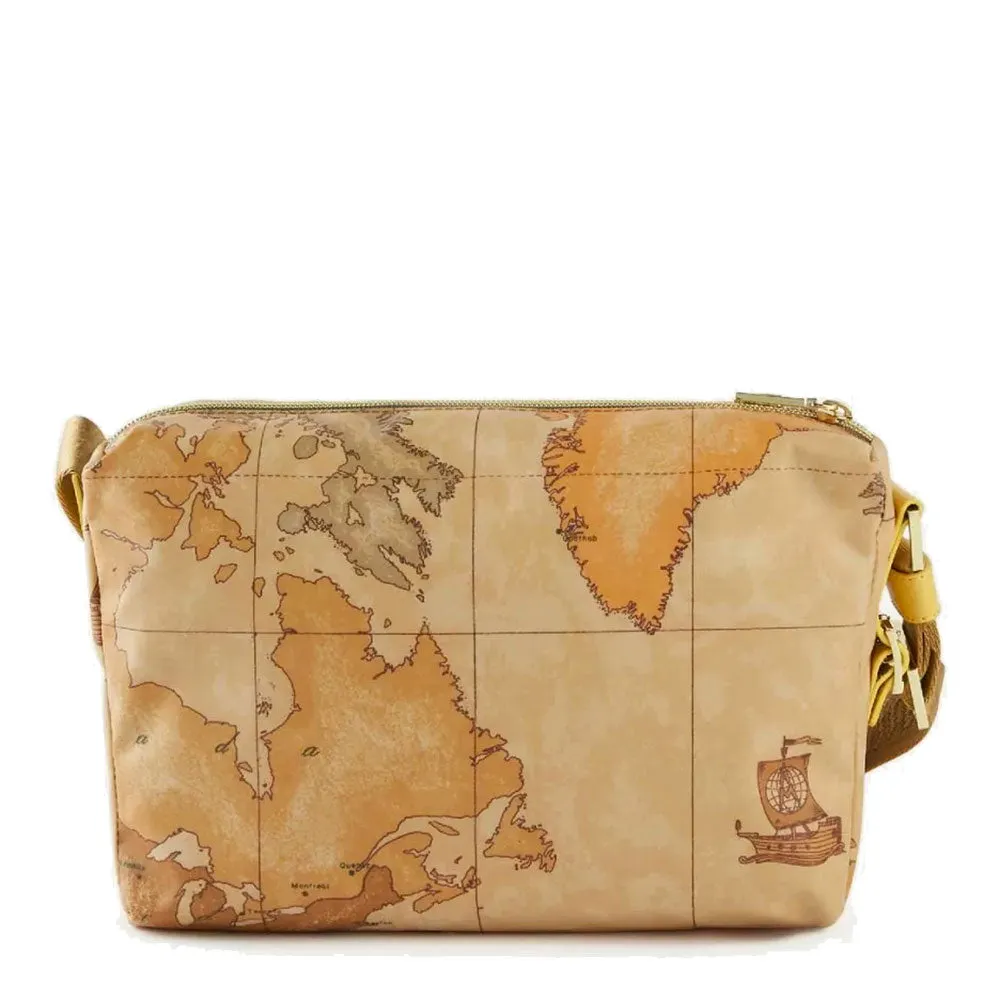 Borsa a Tracolla 1A Classe Alviero Martini linea Soft Atlantic Geo Classic e Giallo GZ74