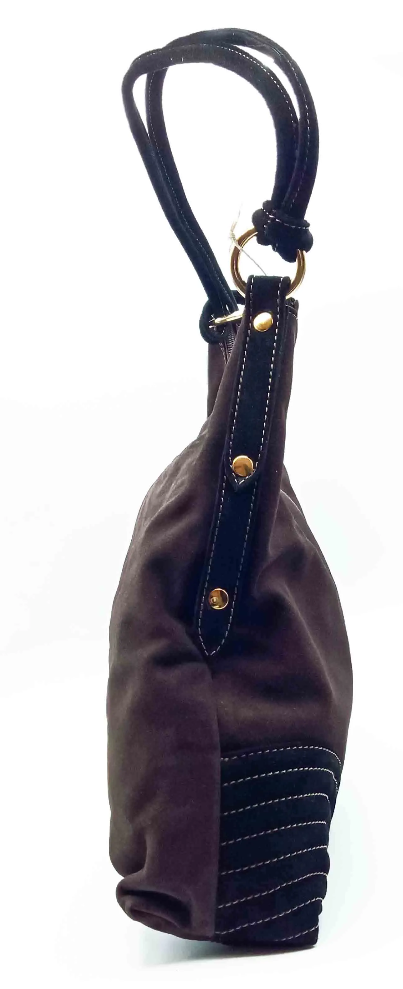 Borsa Vintage Hobo Nera