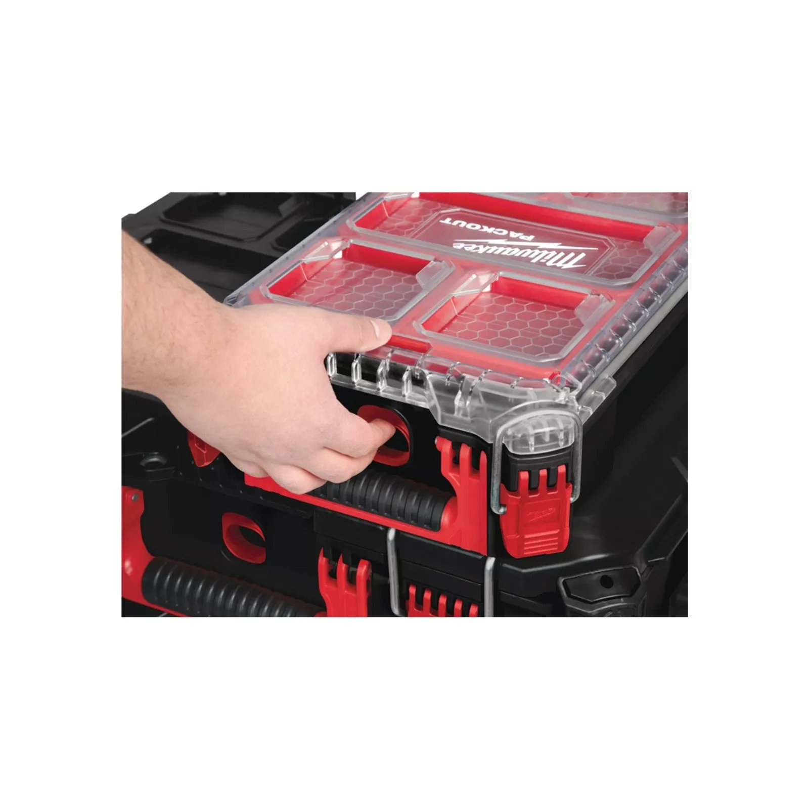 Cassetta organizer compatta a scomparti portatile MILWAUKEE PACKOUT