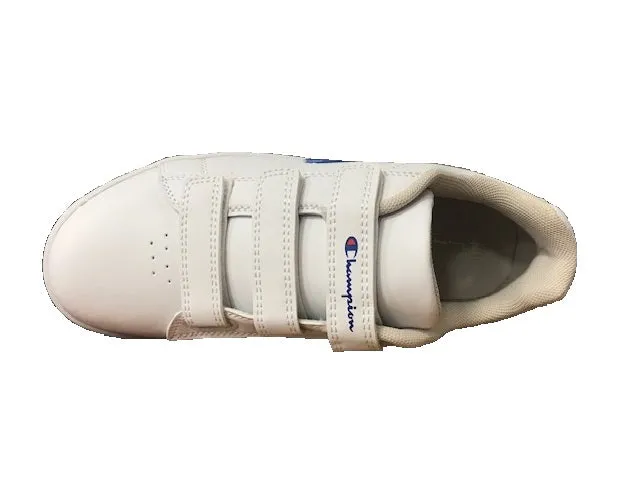 Champion scarpa sneakers da bambino in pelle 1980s B S30721-S17-006 bianco