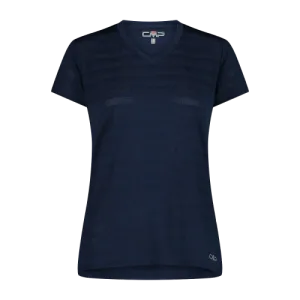 CMP T-shirt con inserti in mesh orizzontali da Trekking Donna