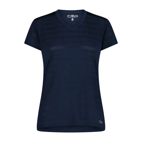 CMP T-shirt con inserti in mesh orizzontali da Trekking Donna