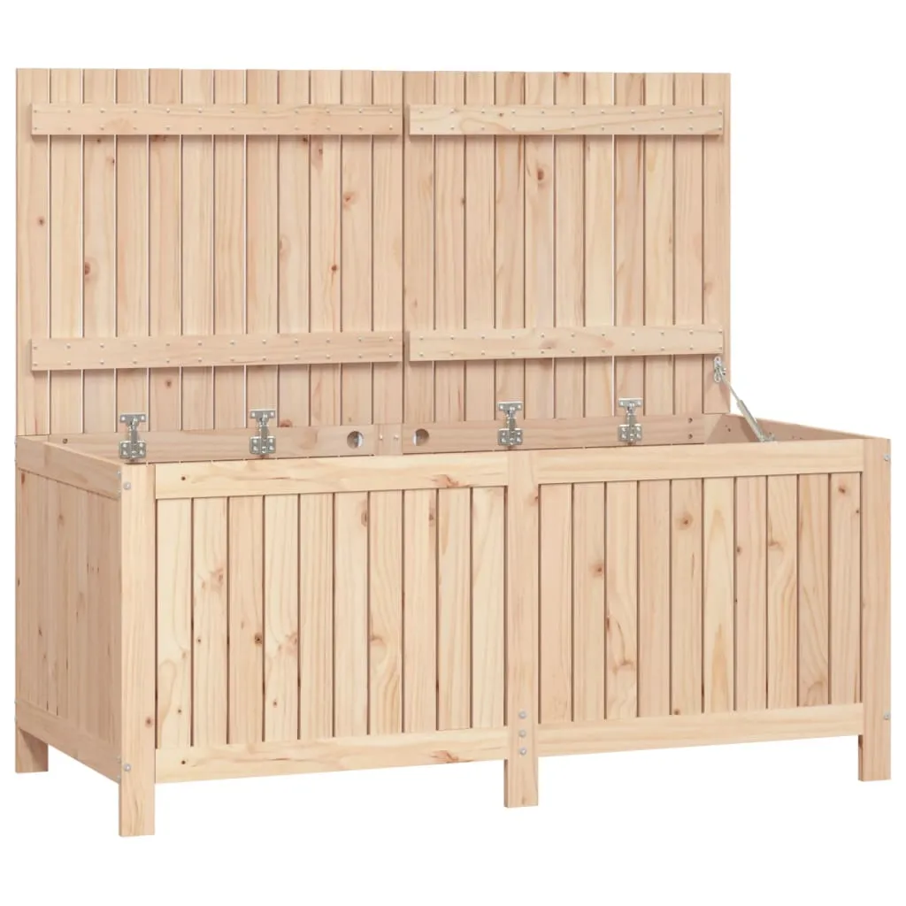 Contenitore da Giardino 147x68x64 cm in Legno Massello di Pino