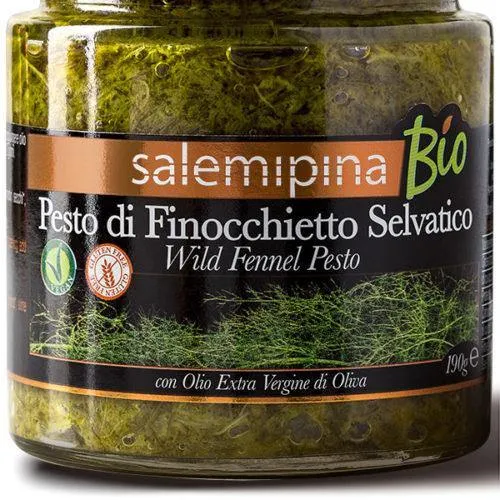 Pesto al Finocchietto Selvatico da agricoltura biologica, 190 grammi