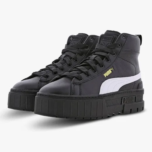 Puma Mayze Mid Nero Logo Bianco 381170_02