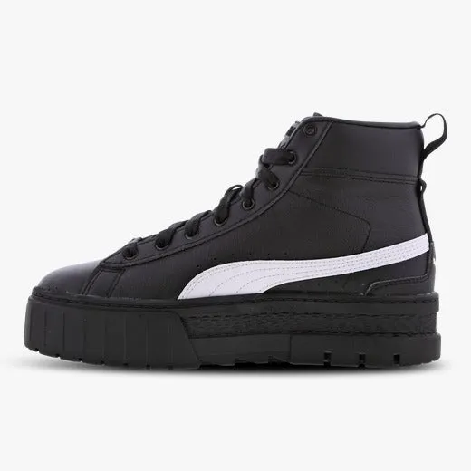 Puma Mayze Mid Nero Logo Bianco 381170_02