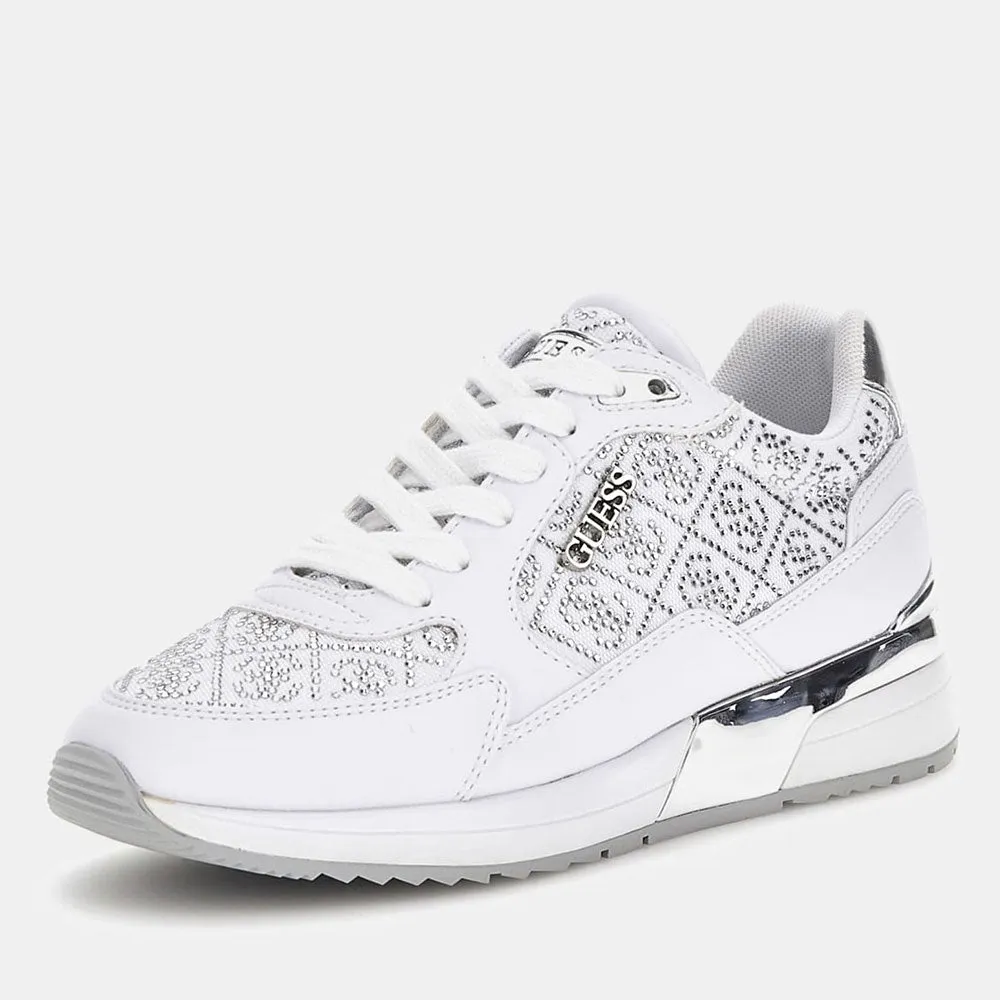 Scarpe Donna GUESS Sneakers Colore White - Silver Linea Moxea