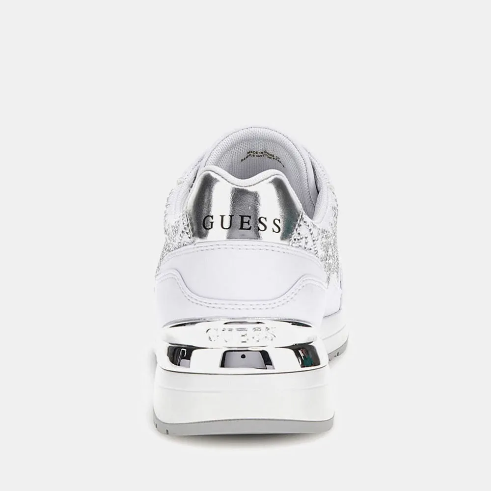 Scarpe Donna GUESS Sneakers Colore White - Silver Linea Moxea