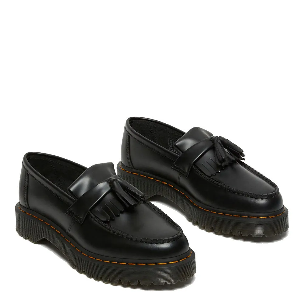 Scarpe Unisex DR. MARTENS Mocassini linea Adrian Bex in Pelle Black Smooth