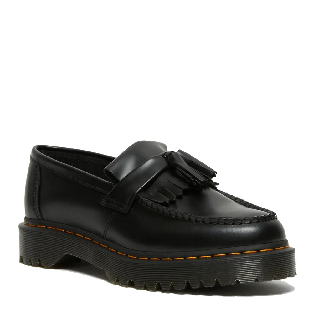 Scarpe Unisex DR. MARTENS Mocassini linea Adrian Bex in Pelle Black Smooth