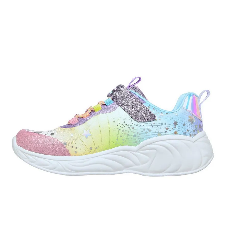 Skechers scarpa da ginnastica da bambina S-Lights Unicorn Dreams 302311L/PRMT porpora-multi