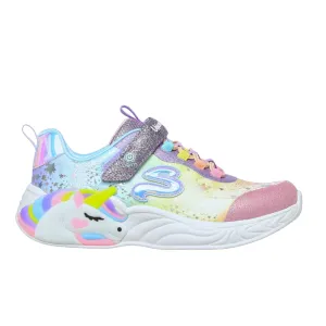 Skechers scarpa da ginnastica da bambina S-Lights Unicorn Dreams 302311L/PRMT porpora-multi