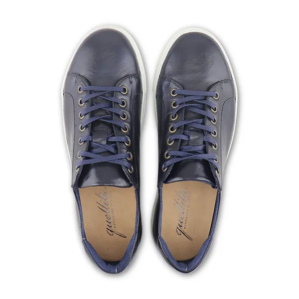 Sneakers Vibram in pelle blu