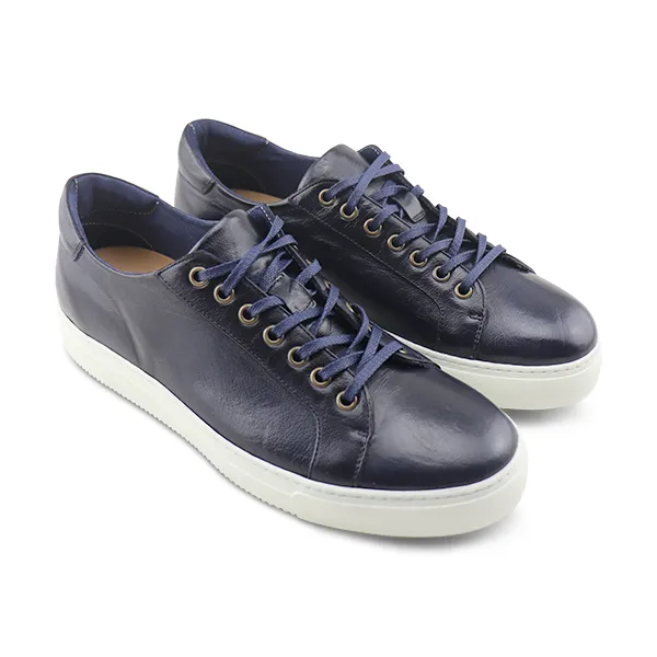 Sneakers Vibram in pelle blu